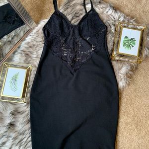Sexy black dress